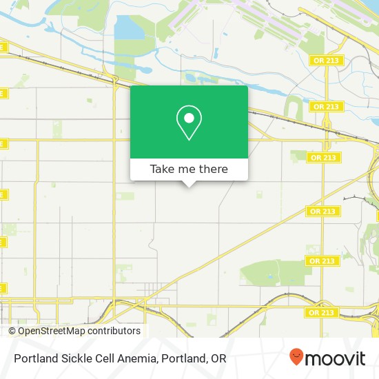 Portland Sickle Cell Anemia map