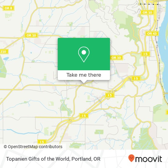 Mapa de Topanien Gifts of the World