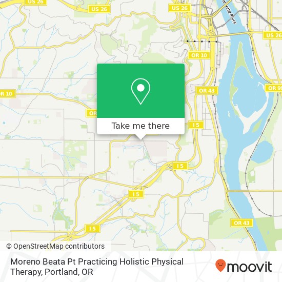 Mapa de Moreno Beata Pt Practicing Holistic Physical Therapy