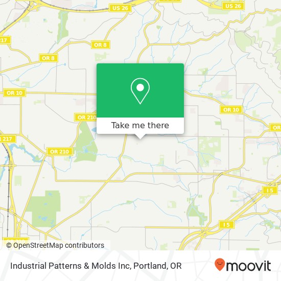 Industrial Patterns & Molds Inc map