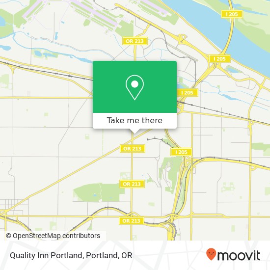 Mapa de Quality Inn Portland