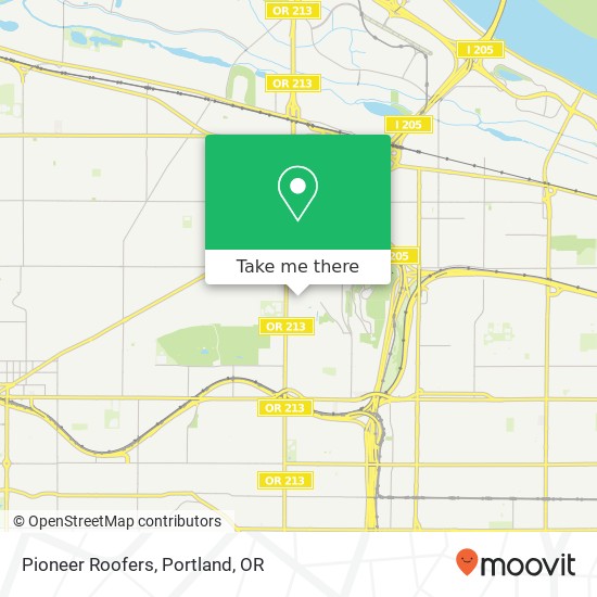 Pioneer Roofers map