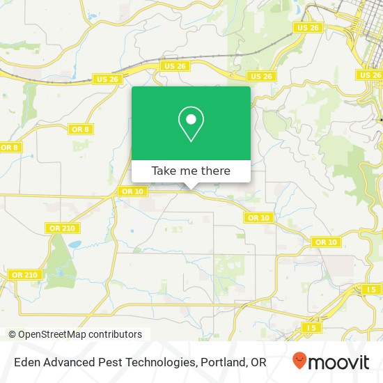 Eden Advanced Pest Technologies map