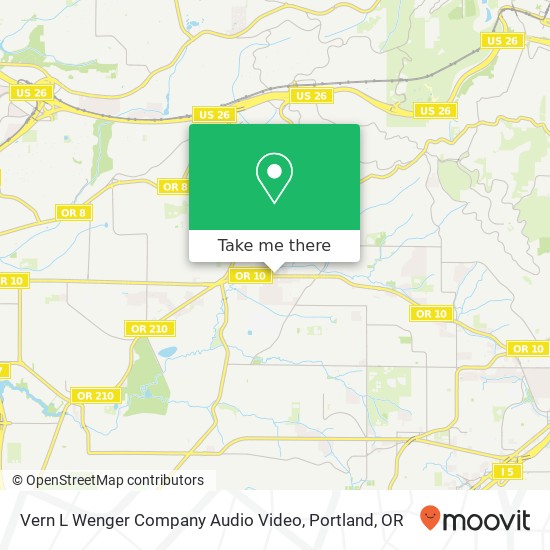 Vern L Wenger Company Audio Video map