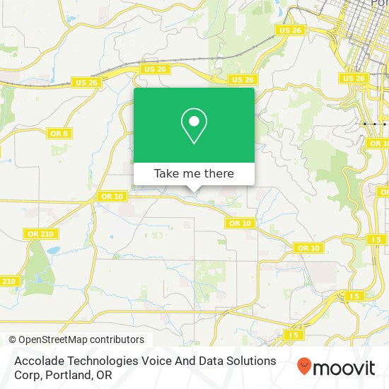 Accolade Technologies Voice And Data Solutions Corp map