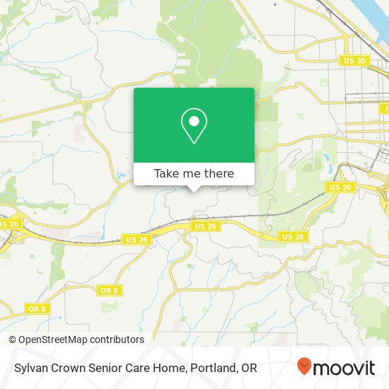 Sylvan Crown Senior Care Home map