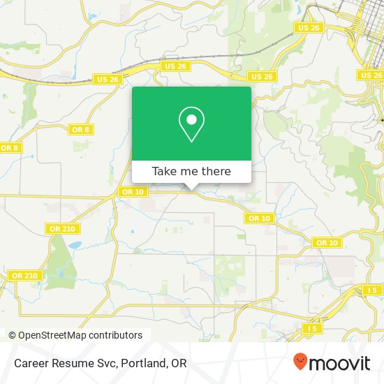 Career Resume Svc map