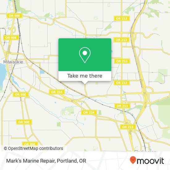 Mark's Marine Repair map