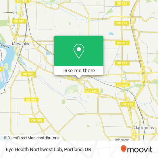Eye Health Northwest Lab map