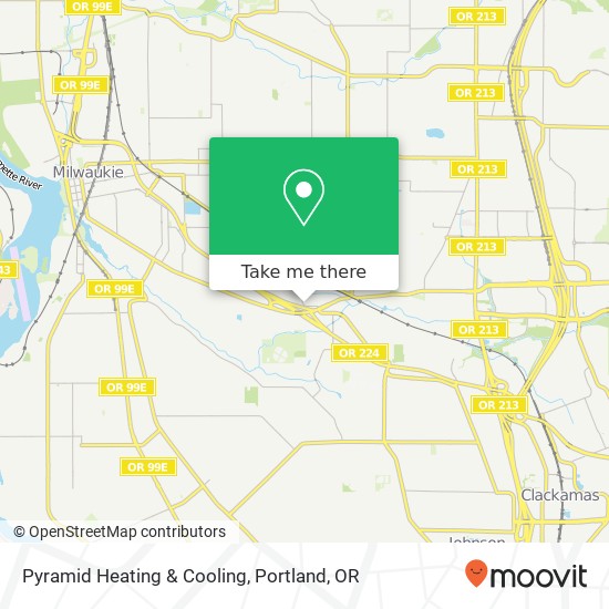 Mapa de Pyramid Heating & Cooling