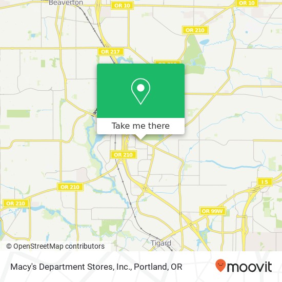 Mapa de Macy's Department Stores, Inc.