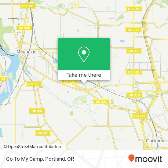 Go To My Camp map
