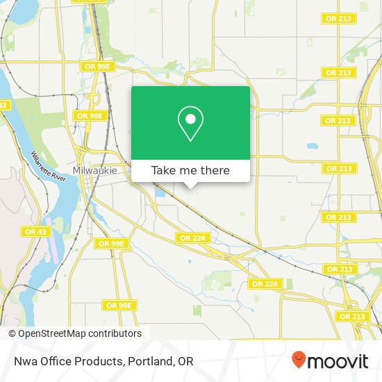 Nwa Office Products map