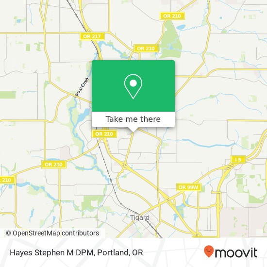 Mapa de Hayes Stephen M DPM