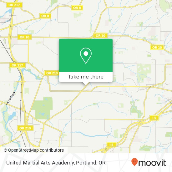 Mapa de United Martial Arts Academy