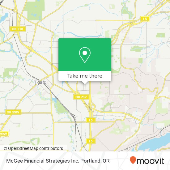 McGee Financial Strategies Inc map
