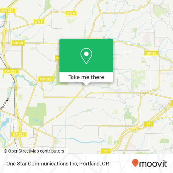 Mapa de One Star Communications Inc