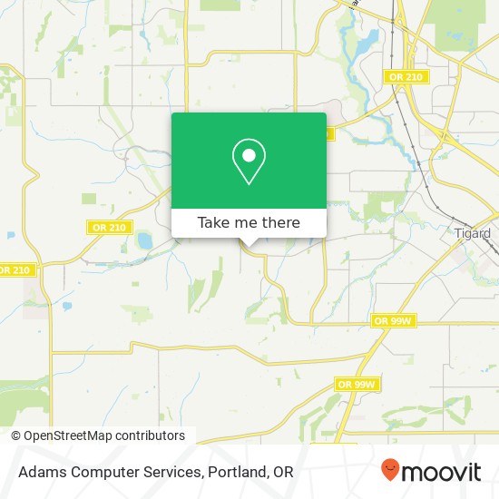 Adams Computer Services map