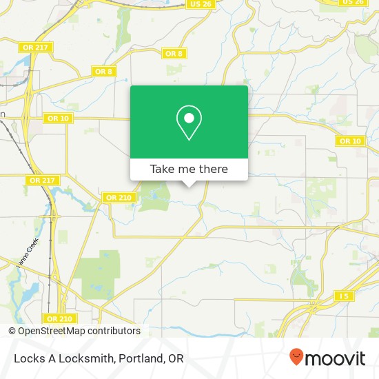 Mapa de Locks A Locksmith