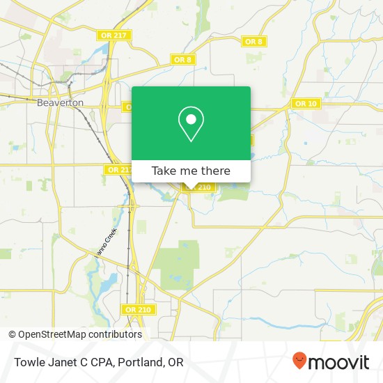 Towle Janet C CPA map