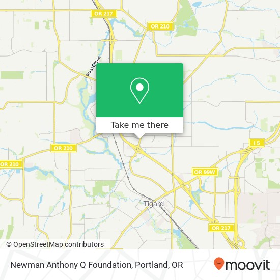 Mapa de Newman Anthony Q Foundation