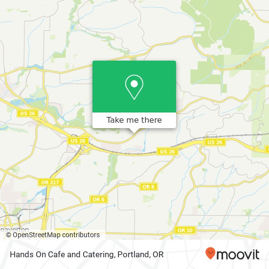 Mapa de Hands On Cafe and Catering