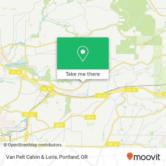 Van Pelt Calvin & Loris map