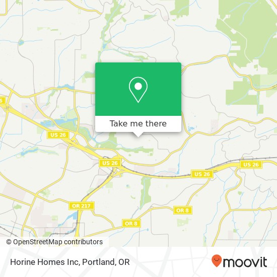 Horine Homes Inc map