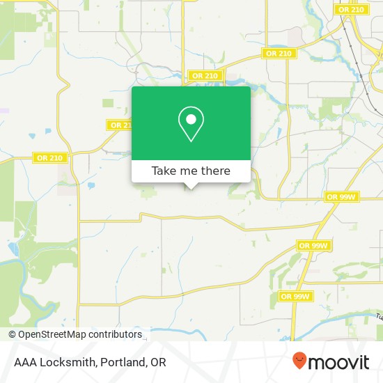 AAA Locksmith map