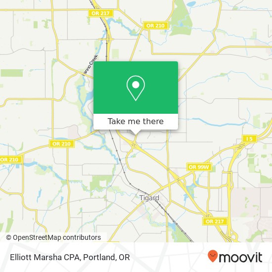 Elliott Marsha CPA map