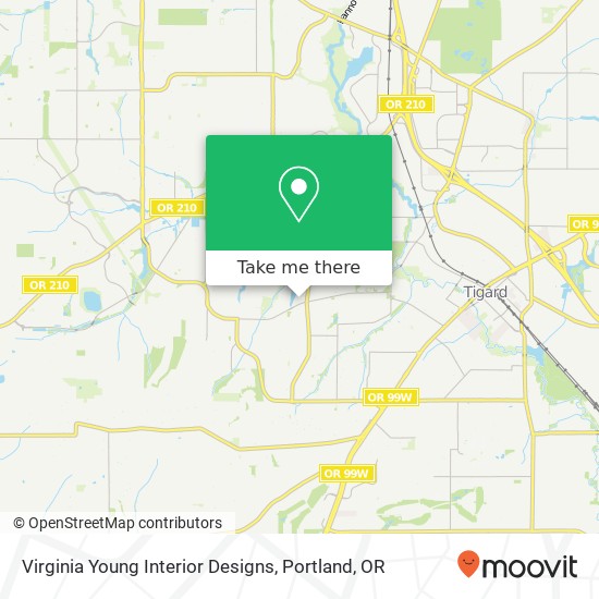 Mapa de Virginia Young Interior Designs