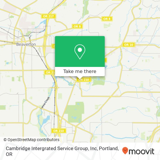 Mapa de Cambridge Intergrated Service Group, Inc