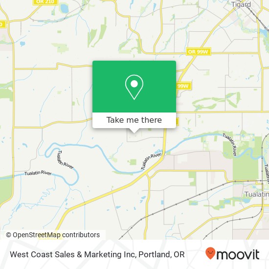 West Coast Sales & Marketing Inc map