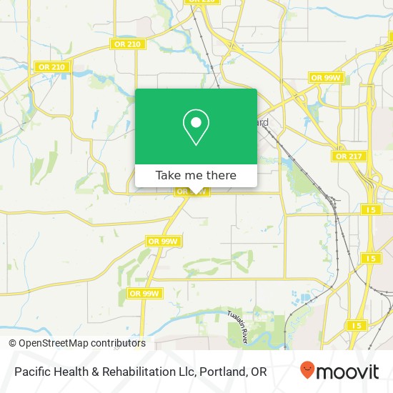 Mapa de Pacific Health & Rehabilitation Llc