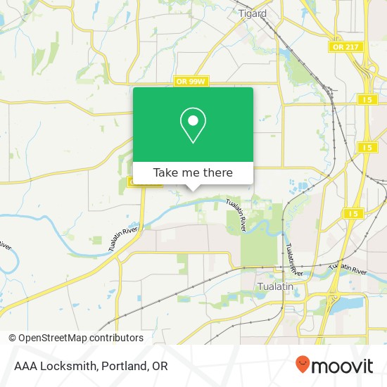 AAA Locksmith map