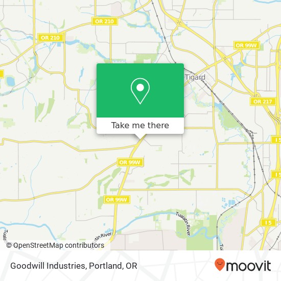 Goodwill Industries map