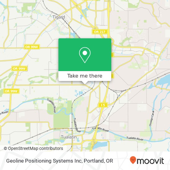 Mapa de Geoline Positioning Systems Inc