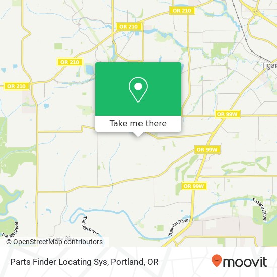 Parts Finder Locating Sys map