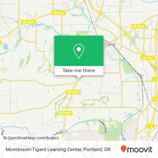 Mapa de Montessori-Tigard Learning Center