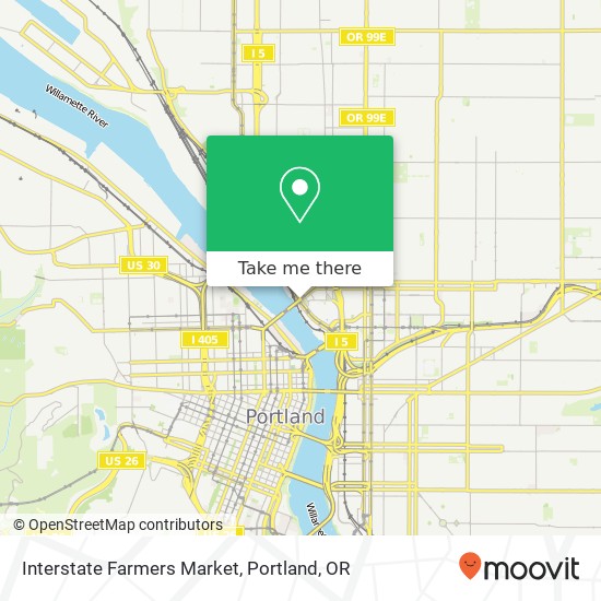 Interstate Farmers Market map