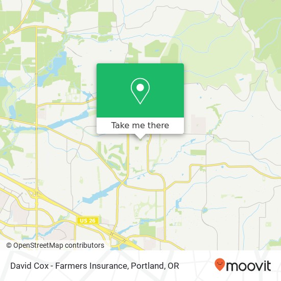 David Cox - Farmers Insurance map