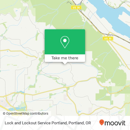 Mapa de Lock and Lockout Service Portland