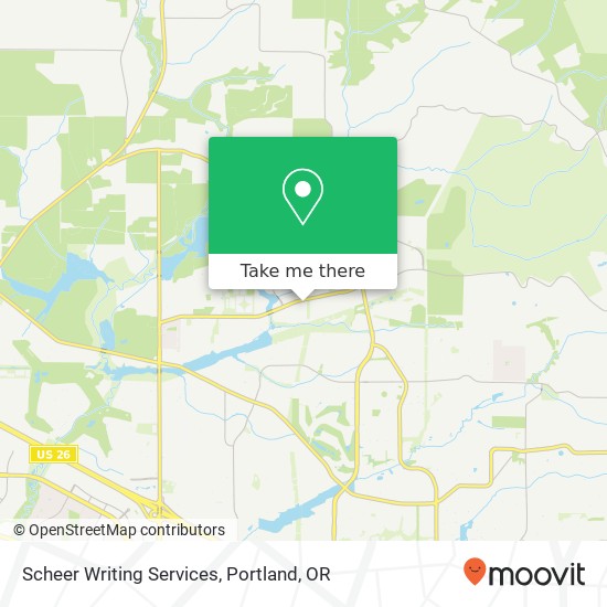 Scheer Writing Services map