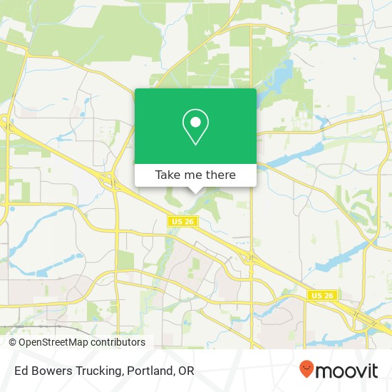 Mapa de Ed Bowers Trucking