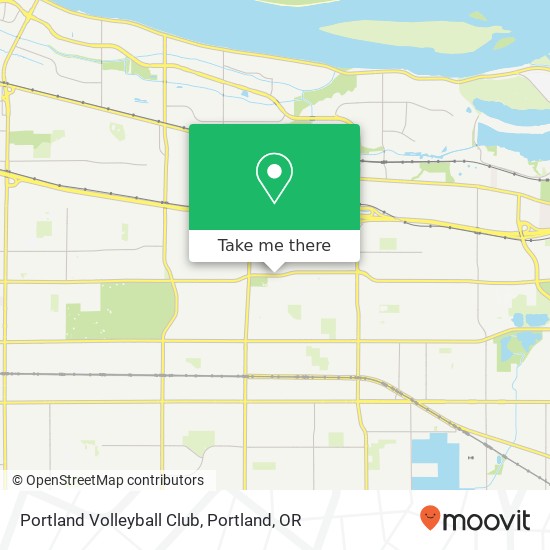 Mapa de Portland Volleyball Club