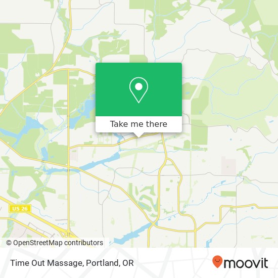 Time Out Massage map