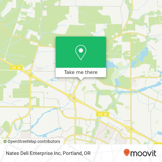 Nates Deli Enterprise Inc map