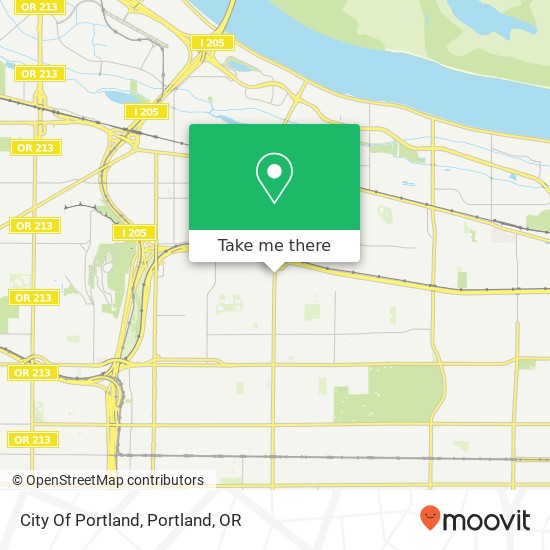 City Of Portland map