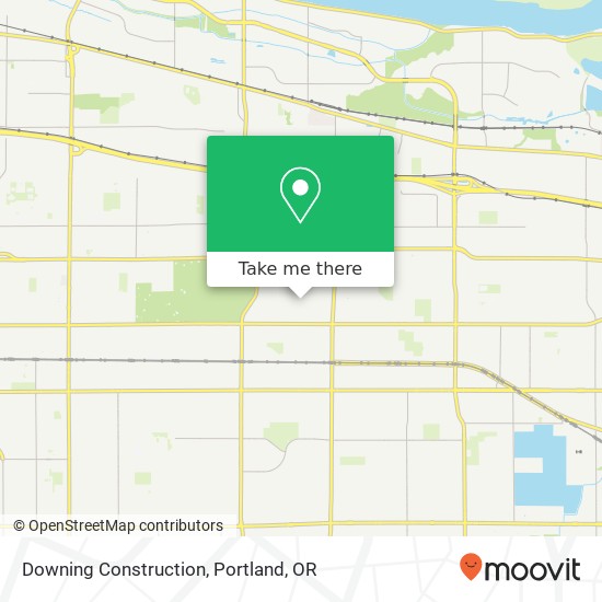Downing Construction map