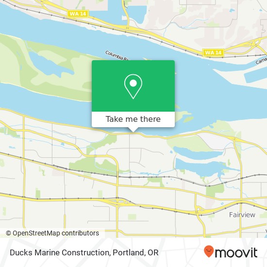 Ducks Marine Construction map